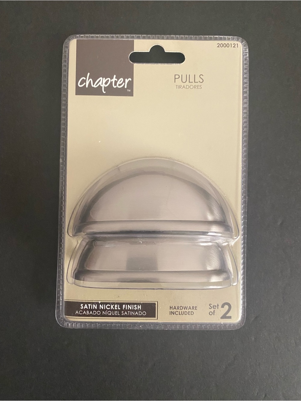 Chapter Satin Nickel Screws and Hardware in Silver Finish